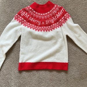 Women’s holiday time merry and bright Christmas sweatshirt size small 4-6
